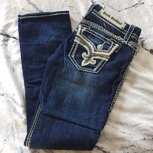 Womens Rock Revival Jeans Kai Straight Leg Size 27